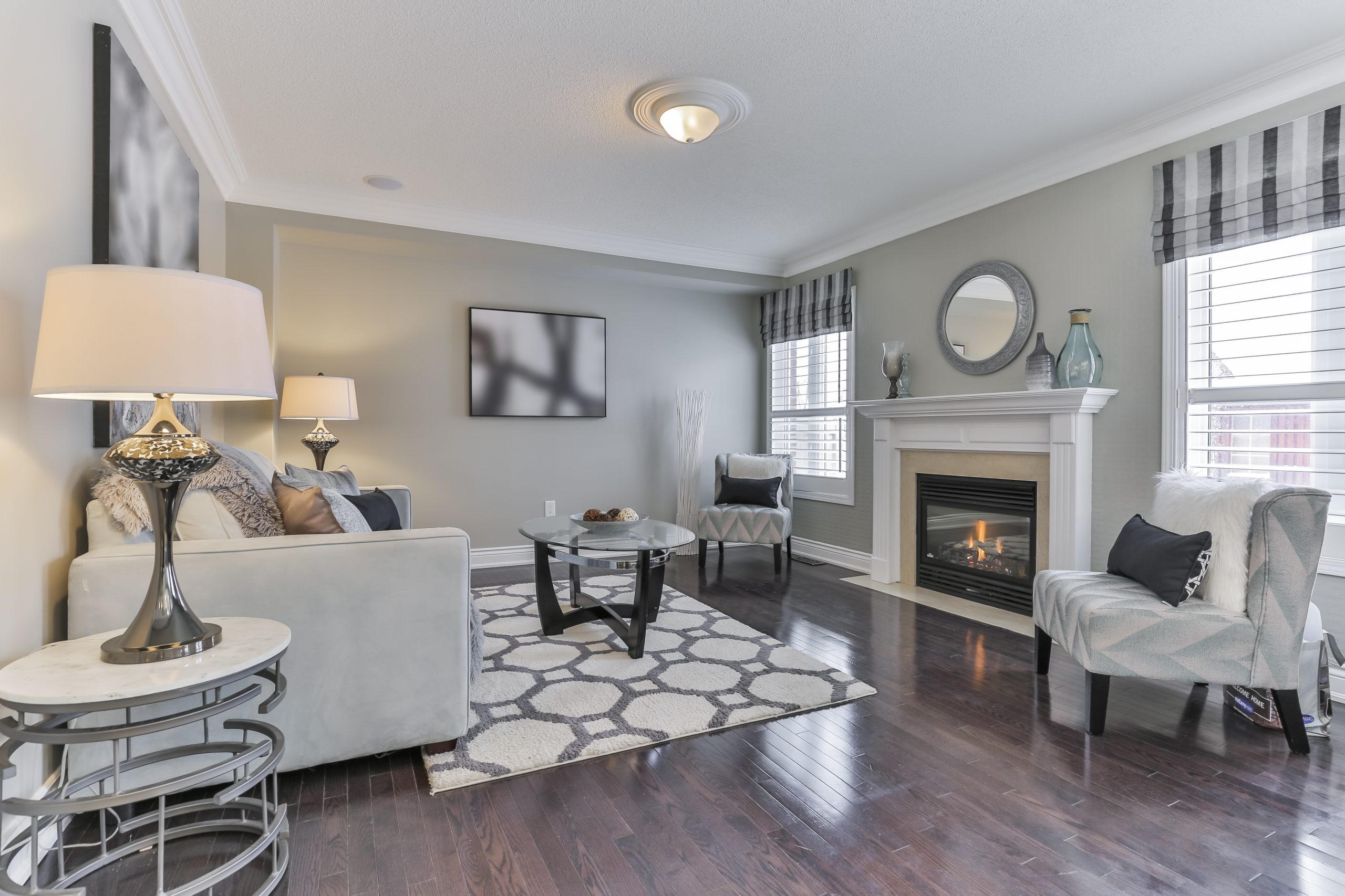 Living Room Interior Design in a new house